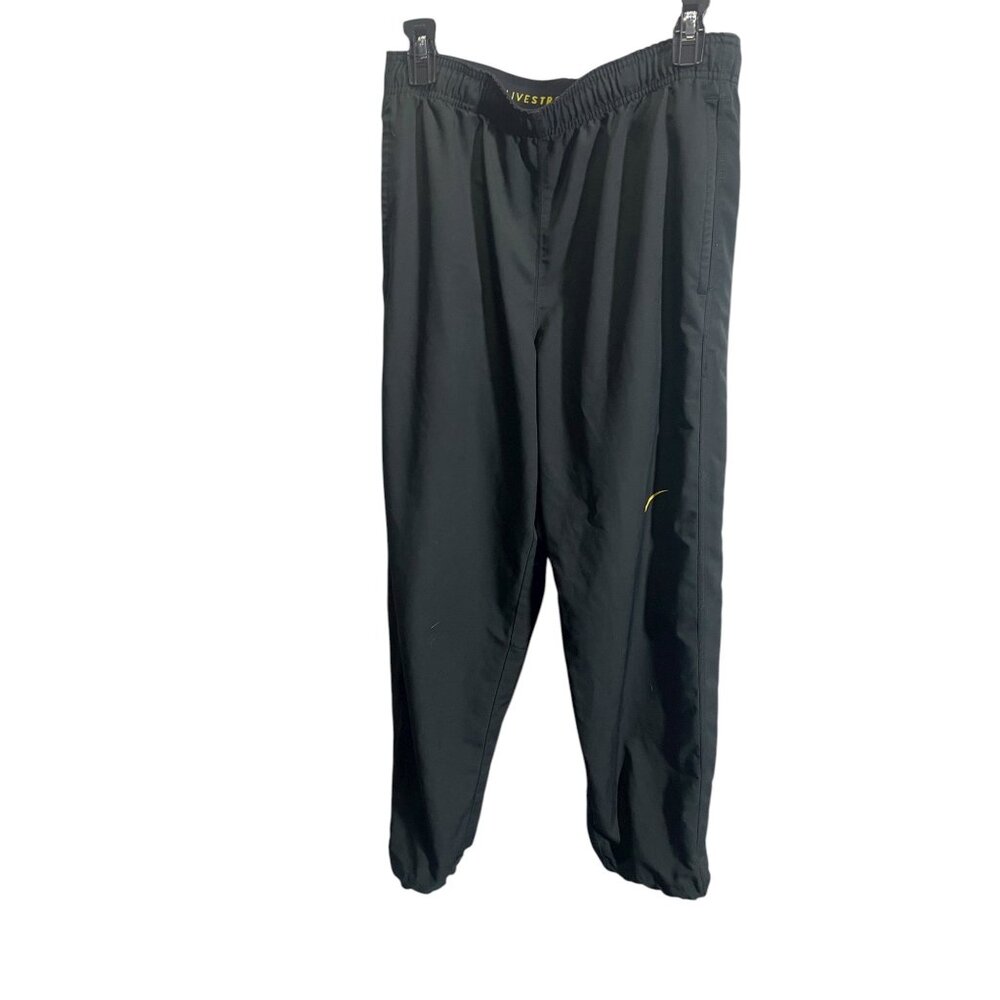 Nike Livestrong Mens Dri-Fit Black Track Pants Size M Comfortable & Lightweight